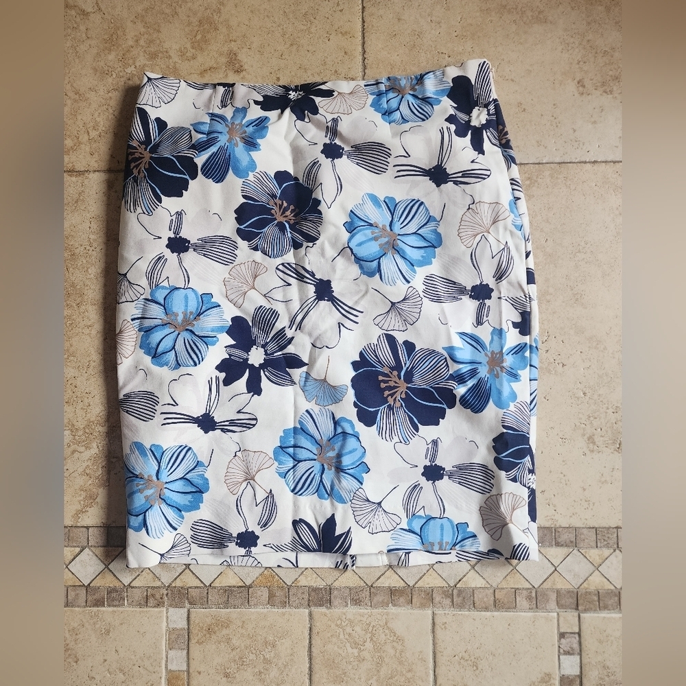 Charter Club Floral Pencil Skirt